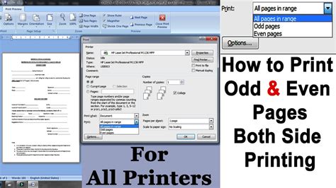 how to print odd even pages in pdf|Print odd and even pages of pdf at different scale in windows.